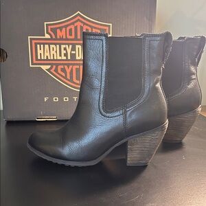 Harley-Davidson Women's Black Heeled Boots